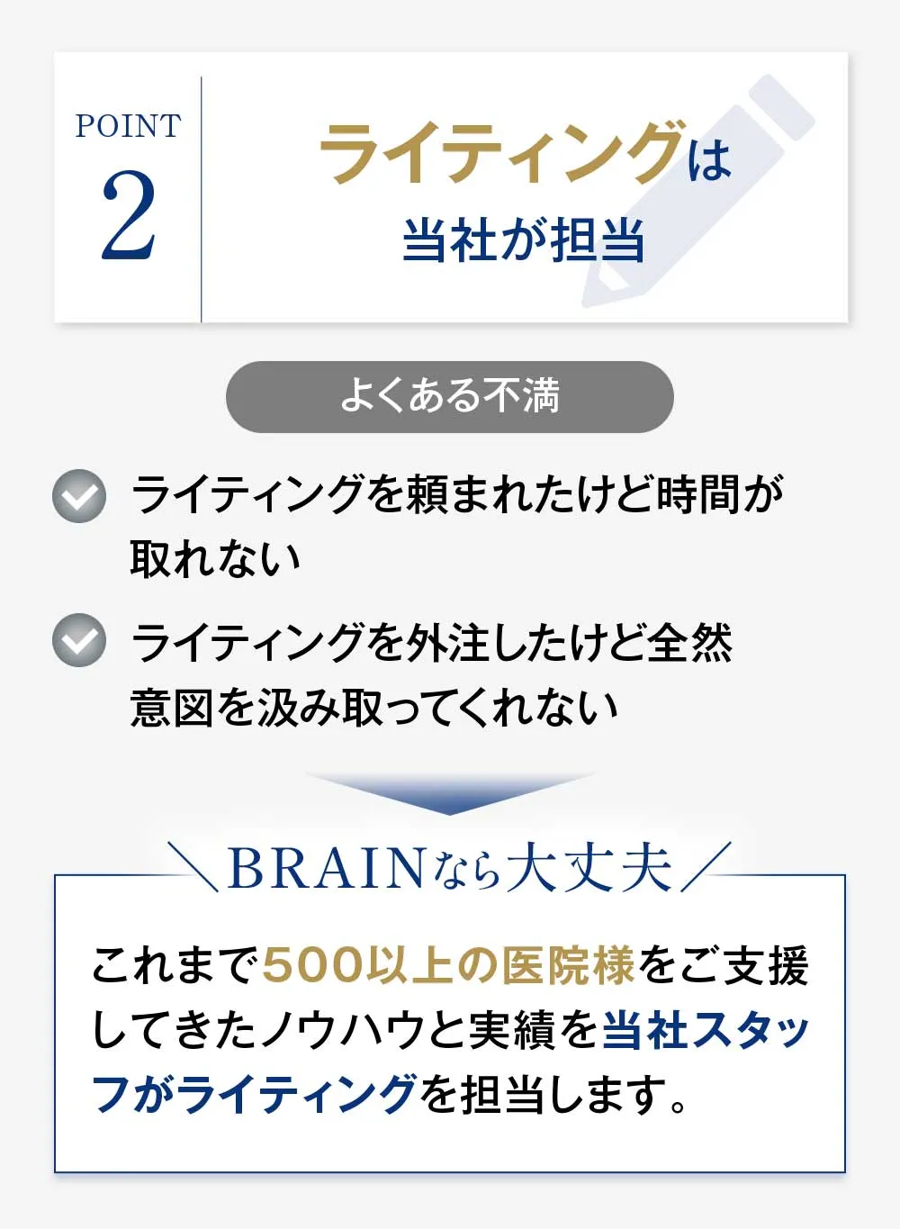 ライティングは当社が担当